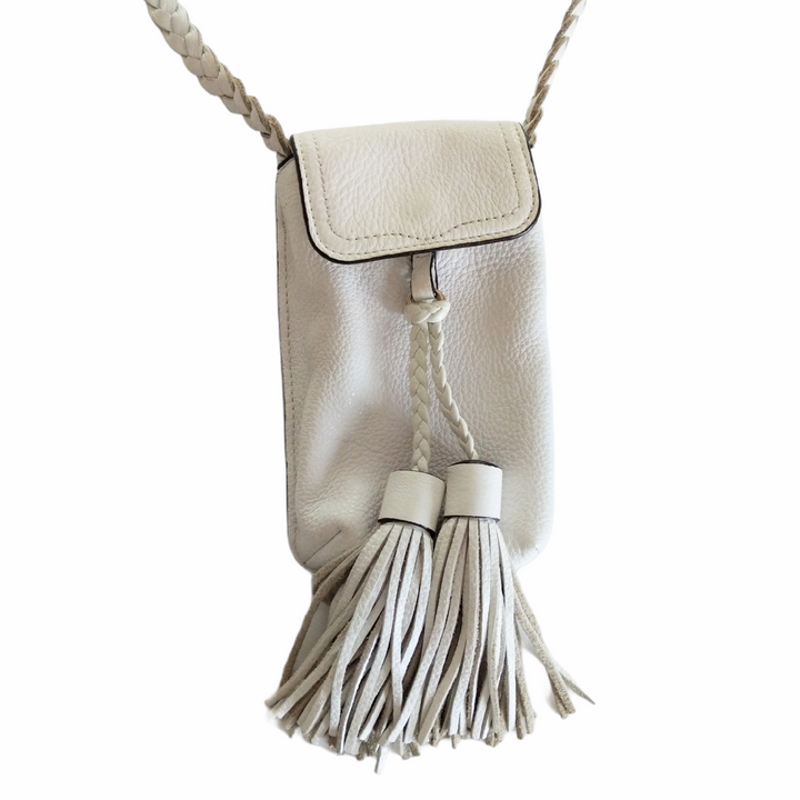 Rebecca Minkoff Isobel Cell Phone Crossbody White