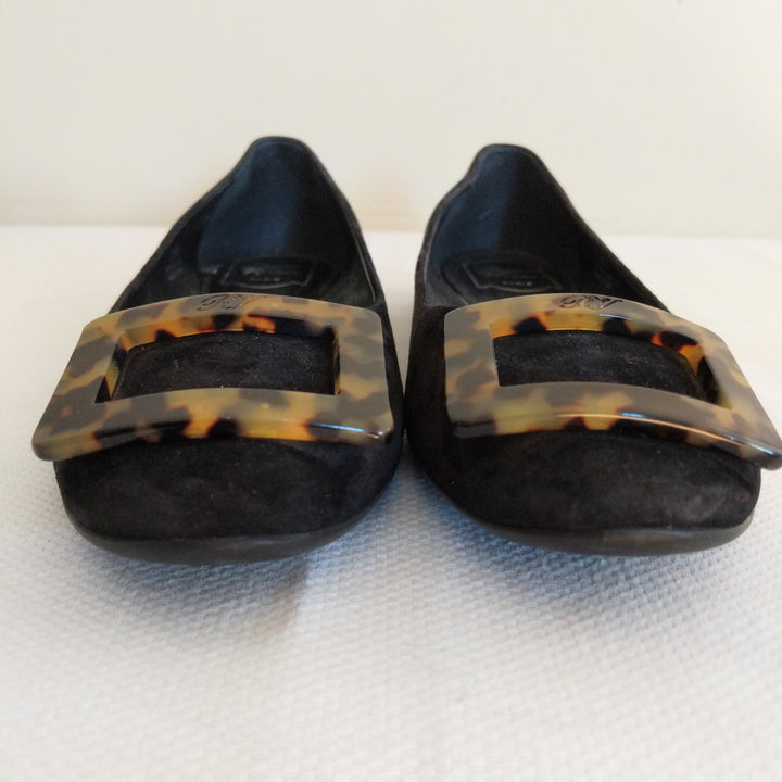 Roger Vivier Moda Grommette Ballet Flats Size 39.5