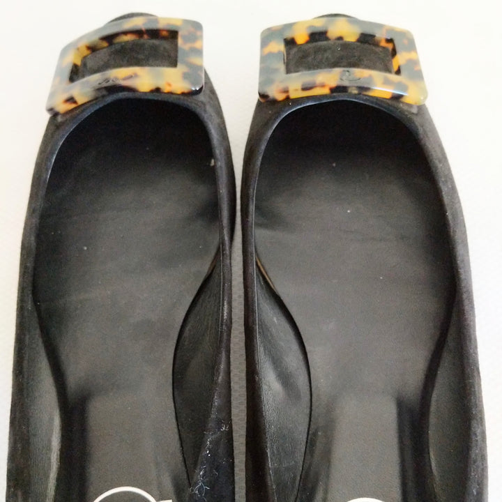 Roger Vivier Moda Grommette Ballet Flats Size 39.5