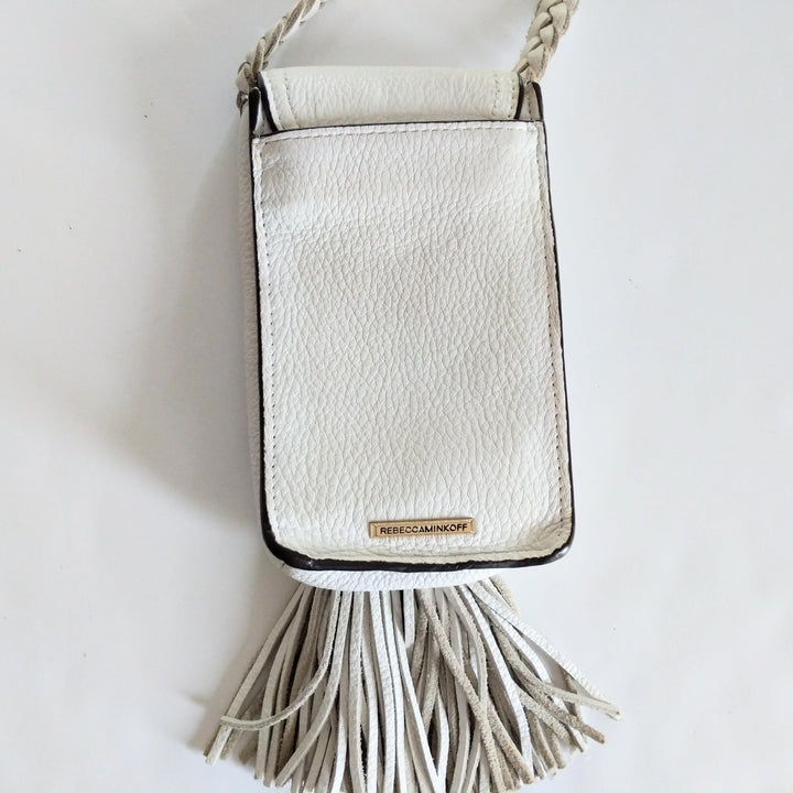 Rebecca Minkoff Isobel Cell Phone Crossbody White