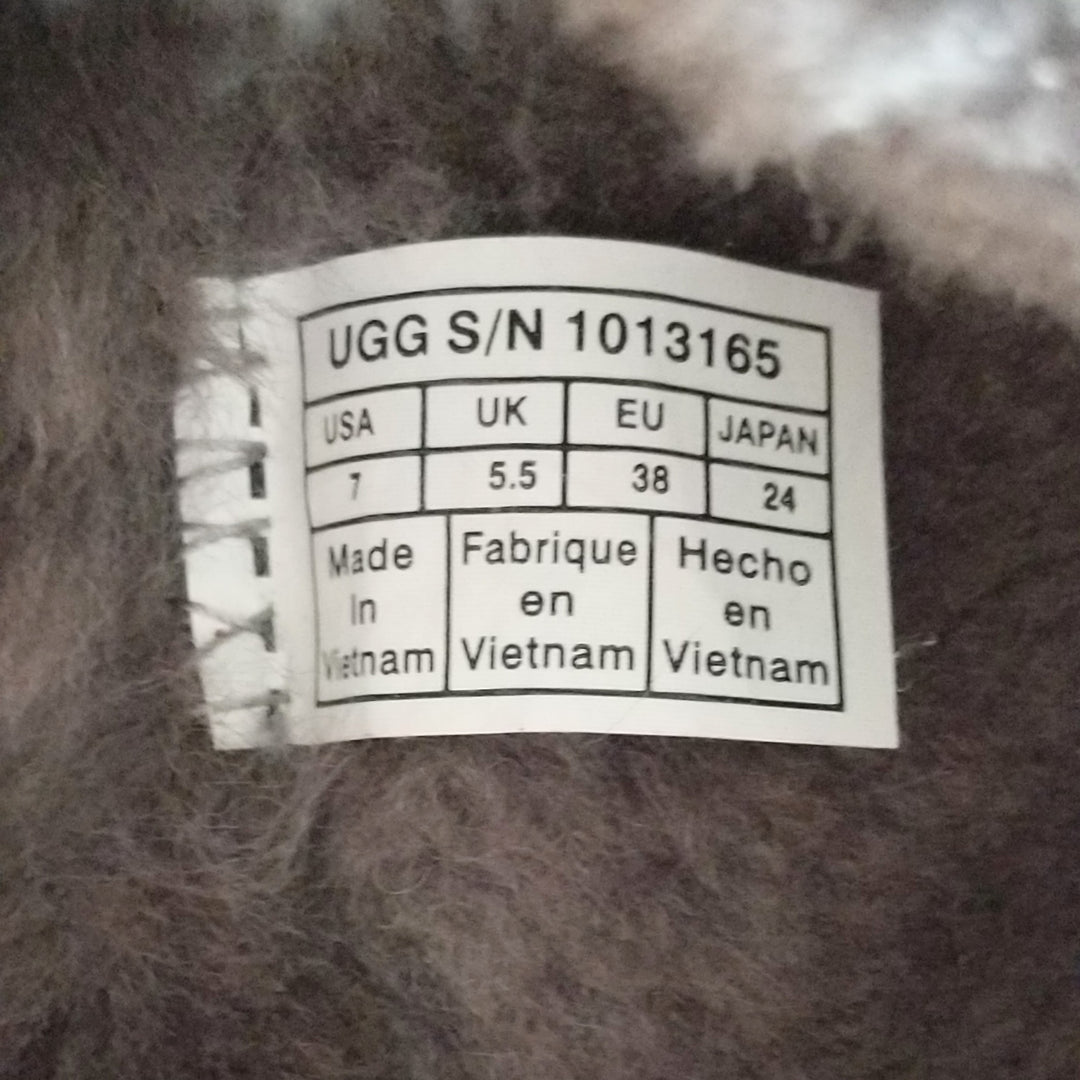 UGG Florence Boots in Grey Suede Size 7