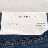 Frame Le High Straight Leg Jeans Size 31 NWT