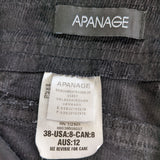 Apanage Black Corduroys Size 8