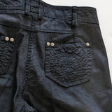 Apanage Black Corduroys Size 8
