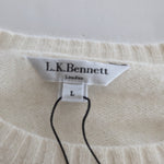 LK Bennett Cream Angora Sweater NWT