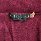 Alice & Olivia Drape Wrap Around Sweater Size Small