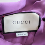 Gucci Silk Blouse with Tie Neckline Size 12 NWT