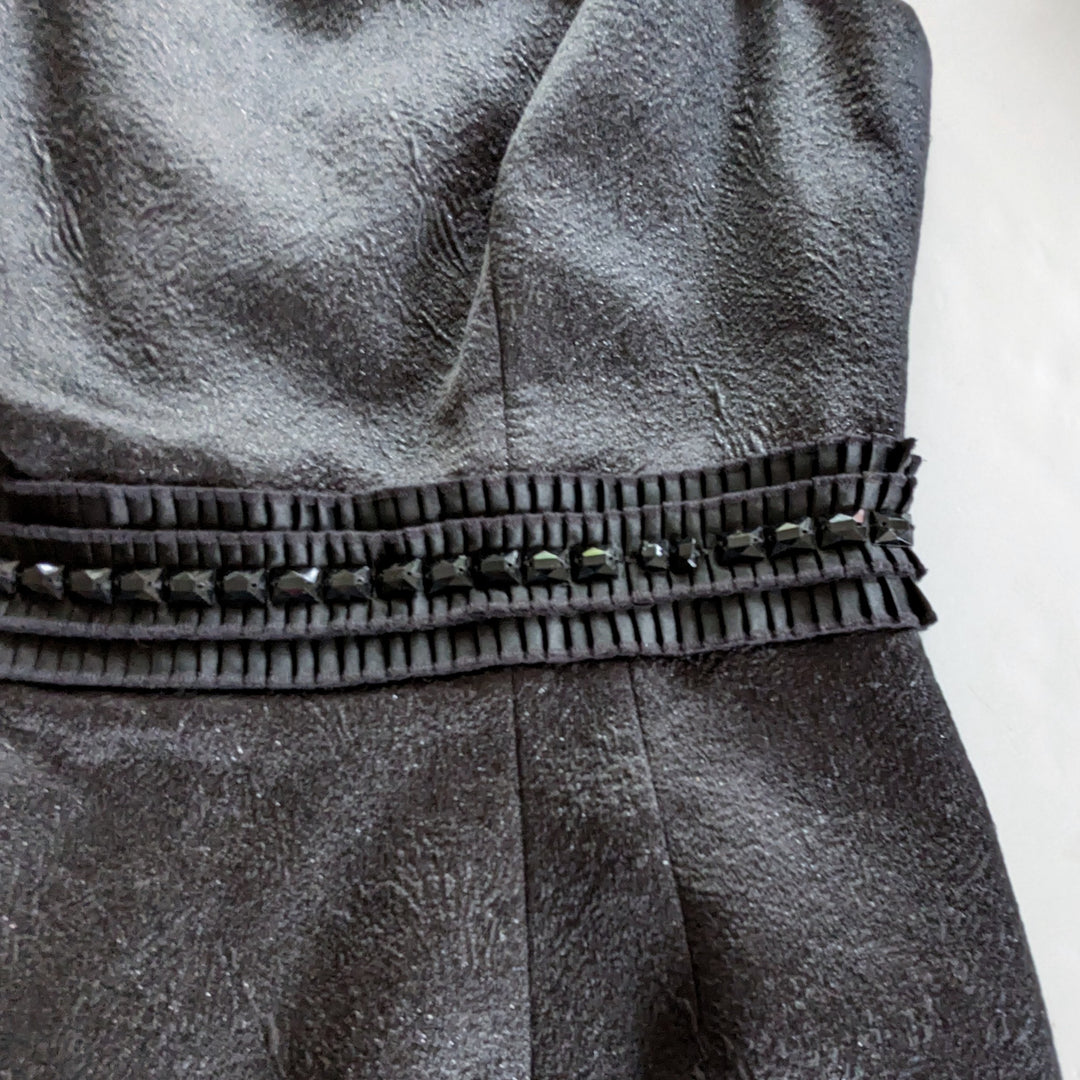 Carmen Marc Valvo Black Cocktail Dress Size 8