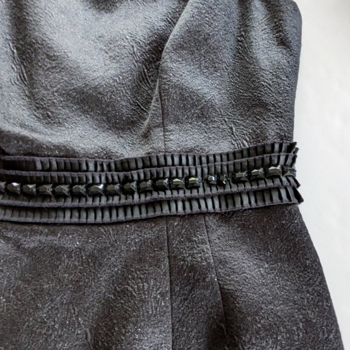 Carmen Marc Valvo Black Cocktail Dress Size 8