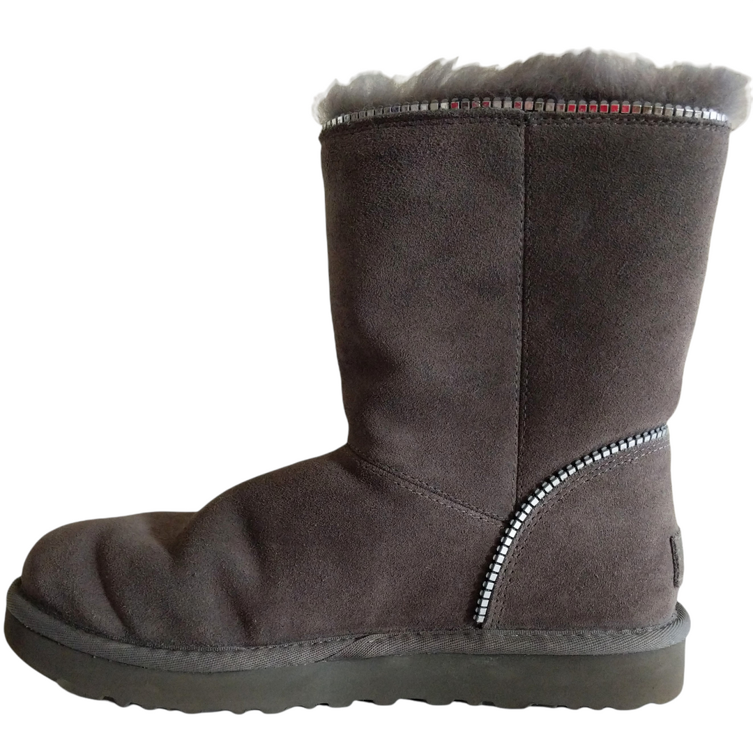 UGG Florence Boots in Grey Suede Size 7