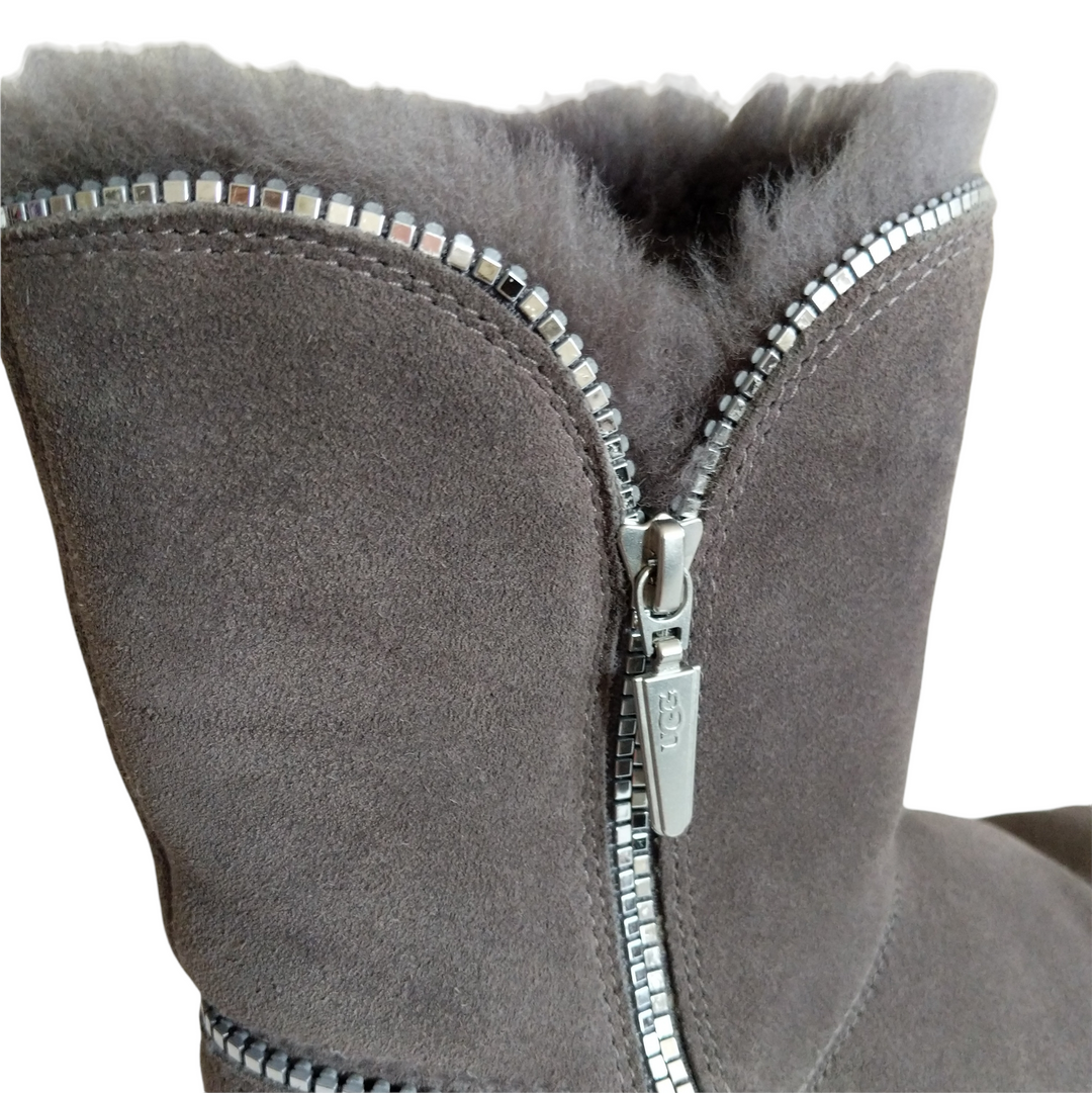 UGG Florence Boots in Grey Suede Size 7
