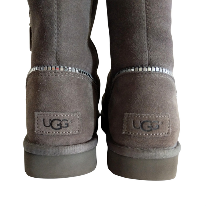 UGG Florence Boots in Grey Suede Size 7