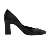 Giorgio Armani Crystal Embellished Logo Pumps Size 38.5