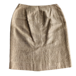 Dana Buchman Gold Skirted Suit Size 6P
