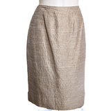 Dana Buchman Gold Skirted Suit Size 6P