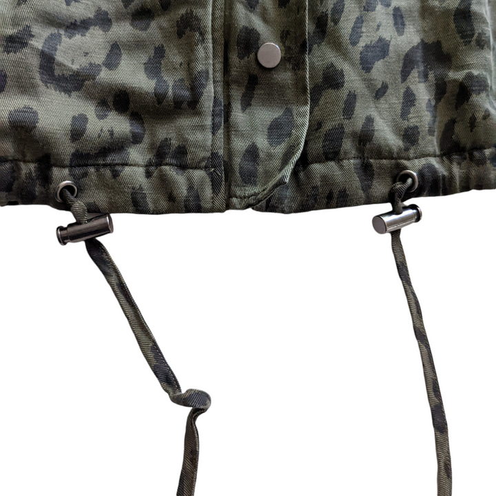 Rails Collins Green Leopard Print Jacket Size M