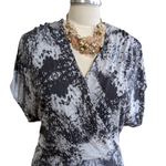 H by Halston Surplice Front Knit Dress Size XL