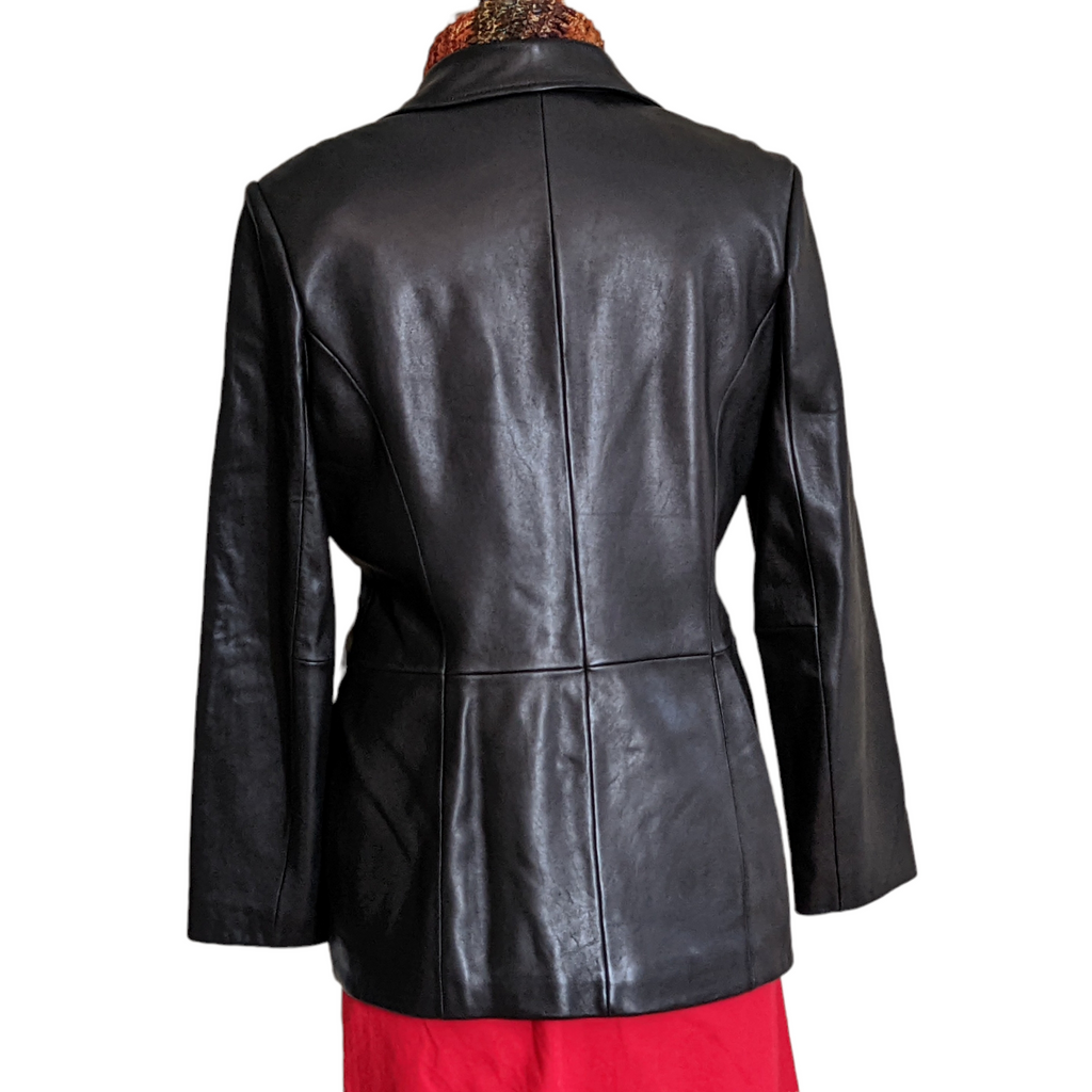 Leather jacket hotsell size 10