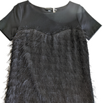 Max & Co Black Fringed Cocktail Dress Size 4