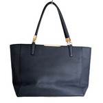 Coach Madison Shopper Tote In Navy