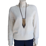 LK Bennett Cream Angora Sweater NWT