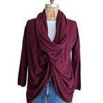 Alice & Olivia Drape Wrap Around Sweater Size Small