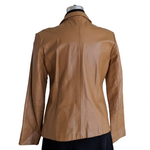 Real Comfort Leather Blazer Size Medium