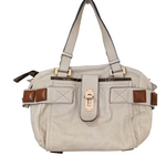Chloe Cream Leather Shoulder Bag