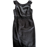 Carmen Marc Valvo Black Cocktail Dress Size 8
