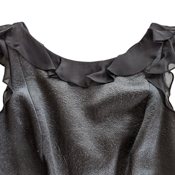 Carmen Marc Valvo Black Cocktail Dress Size 8