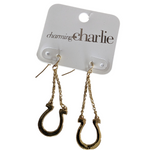 Charming Charlie Horseshoe Earrings