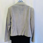 Anne Klein Gray Suede Blazer Size XL