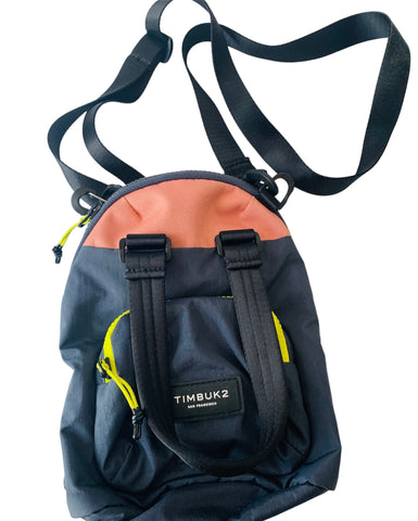 Timbuk 2 Mini Grey & Peach Nylon Backpack