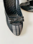 Moschino Cheap and Chic Plaid Wedge Shoe Size 38.5