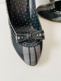 Moschino Cheap and Chic Plaid Wedge Shoe Size 38.5