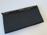 Lord & Taylor Black Multi Color Sequin Evening Bag
