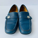 Coach Leanne Blue Driving Moccasin Size 8