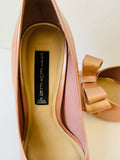 Steven by Steve Madden Pink Patent Bow Pumps Size 7.5