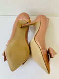 Steven by Steve Madden Pink Patent Bow Pumps Size 7.5