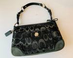 Coach Chelsea Optic Signature Jacquard Suede Handbag D05K-2172