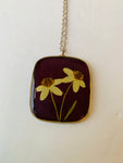 Shari Dixon Pressed Flower Necklace