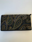 Lord & Taylor Black Multi Color Sequin Evening Bag