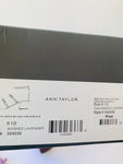 Ann Taylor Rhiannon Croco Buckle Strap Block Heels in Washed Lavender Size 6.5