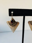 Hand Crafted Sterling Silver Onyx Earrings 925