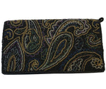 Lord & Taylor Black Multi Color Sequin Evening Bag