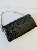 Christian Dior Lady Dior Patent Cannage Rendez-Vous Chain Wallet