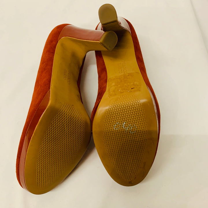 Franco Sarto Rust Balada Suede Pump Size 7