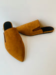 Jenni Kayne Suede Mule in Saddle Size 37
