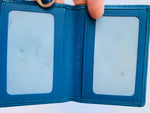 Louis Vuitton Leather Epi Blue Textured Wallet/Credit Card Case