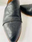 Catherine Malandrino D’ Orsay Black Leather Flat Size 6